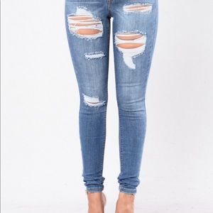 Brand new size ONE jeans